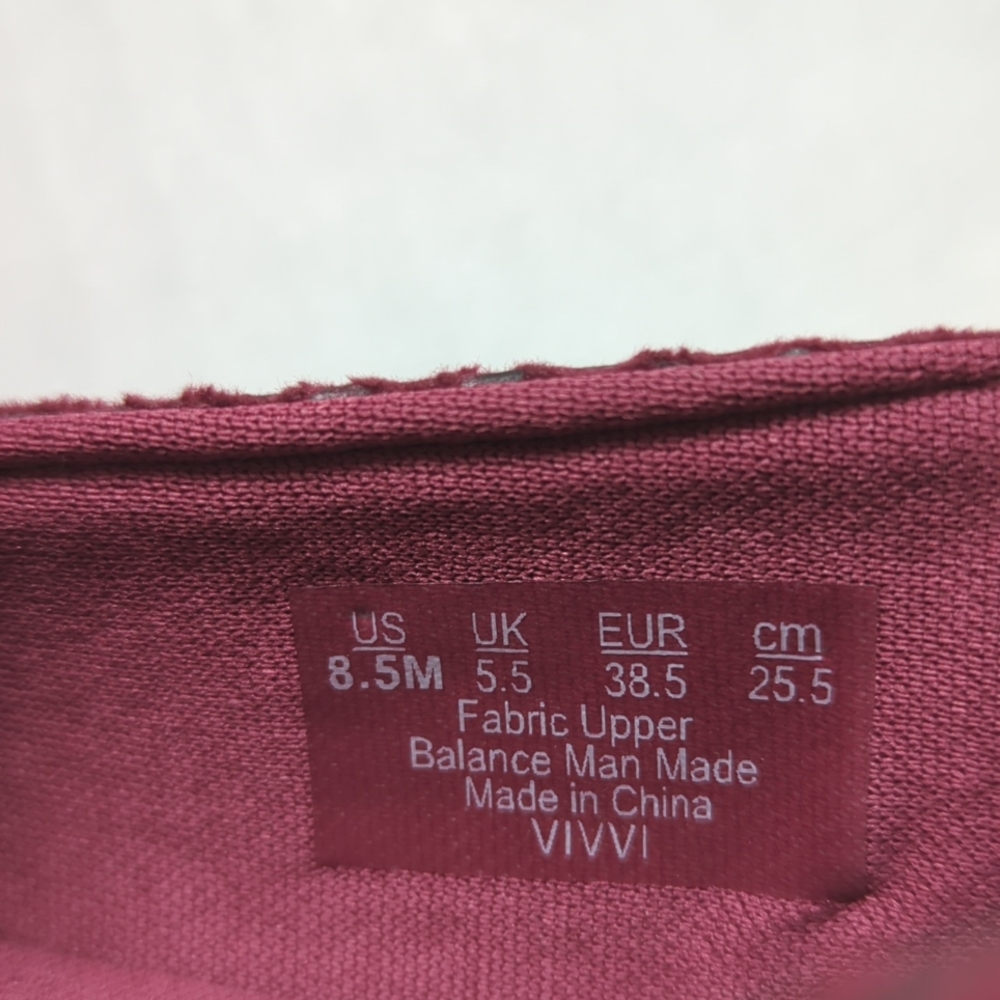 Ryka Vivvi Memory Foam Slip-On Sneaker 8.5M Plum Red - Picture 3 of 16